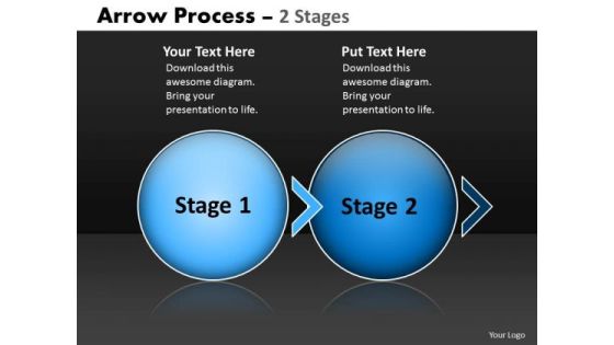 Business Diagram Arrow Process 2 Stage Business Diagram Arrow Process 2 Stage