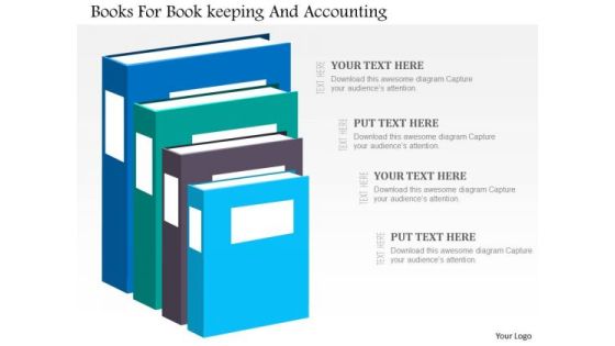 Business Diagram Books For Book Keeping And Accounting Presentation Template Business Diagram Books For Book Keeping And Accounting Presentation Template