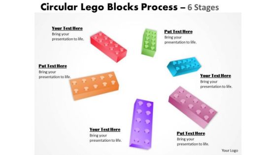 Business Diagram Building Lego Process 6 Stages Sales Diagram Business Diagram Building Lego Process 6 Stages Sales Diagram
