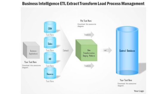 Business Diagram Business Intelligence Etl Extract Transform Load Process Management Ppt Slide Business Diagram Business Intelligence Etl Extract Transform Load Process Management Ppt Slide