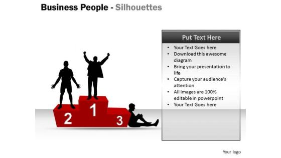 Business Diagram Business People Silhouettes Strategy Diagram Business Diagram Business People Silhouettes Strategy Diagram