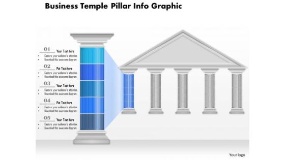 Business Diagram Business Temple Pillar Info Graphic Presentation Template Business Diagram Business Temple Pillar Info Graphic Presentation Template