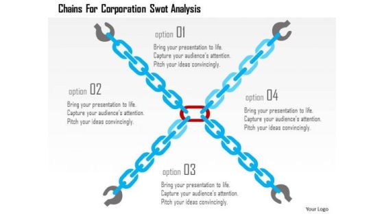 Business Diagram Chains For Corporation Swot Analysis Presentation Template Business Diagram Chains For Corporation Swot Analysis Presentation Template
