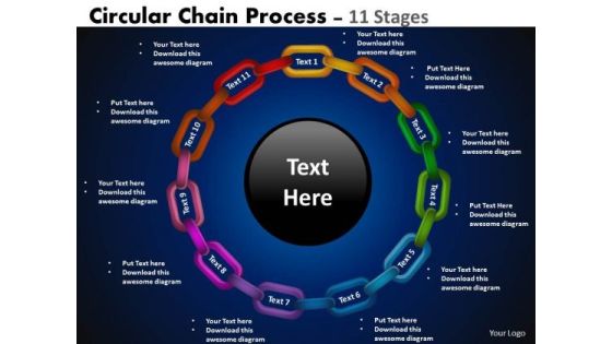 Business Diagram Circular Chain Flowchart Process Diagram 11 Stages Sales Diagram Business Diagram Circular Chain Flowchart Process Diagram 11 Stages Sales Diagram