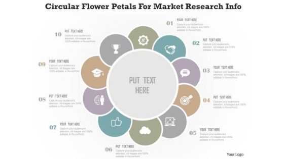 Business Diagram Circular Flower Petals For Market Research Info Presentation Template Business Diagram Circular Flower Petals For Market Research Info Presentation Template