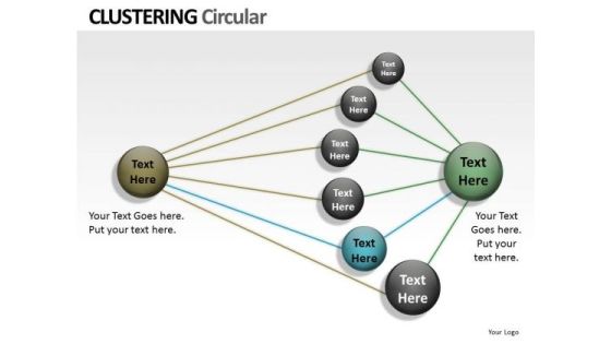 Business Diagram Clustering Circular Ppt Marketing Diagram