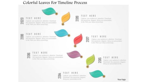 Business Diagram Colorful Leaves For Timeline Process Presentation Template Business Diagram Colorful Leaves For Timeline Process Presentation Template