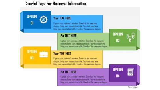 Business Diagram Colorful Tags For Business Information Presentation Template Business Diagram Colorful Tags For Business Information Presentation Template