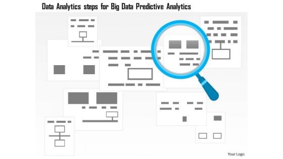 Business Diagram Data Analytics Steps For Big Data Predictive Analytics Ppt Slide Business Diagram Data Analytics Steps For Big Data Predictive Analytics Ppt Slide