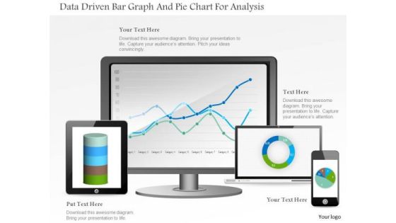 Business Diagram Data Driven Bar Graph And Pie Chart For Analysis PowerPoint Slide Business Diagram Data Driven Bar Graph And Pie Chart For Analysis PowerPoint Slide