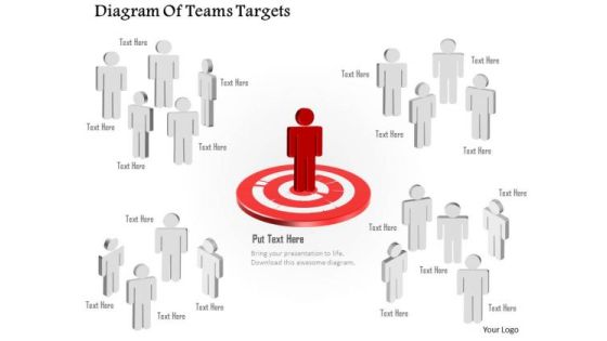 Business Diagram Diagram Of Teams Targets Presentation Template Business Diagram Diagram Of Teams Targets Presentation Template