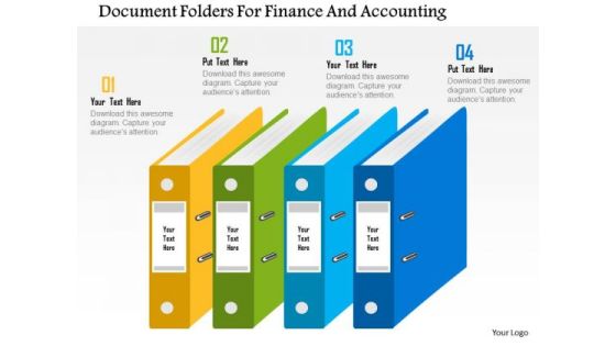 Business Diagram Document Folders For Finance And Accounting Presentation Template Business Diagram Document Folders For Finance And Accounting Presentation Template