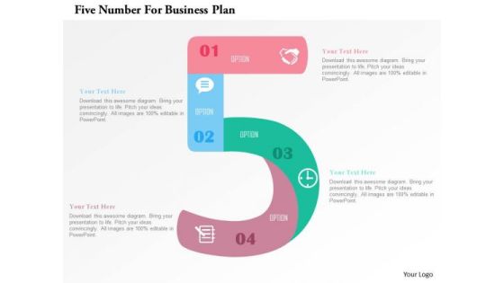 Business Diagram Five Number For Business Plan PowerPoint Templates Business Diagram Five Number For Business Plan PowerPoint Templates