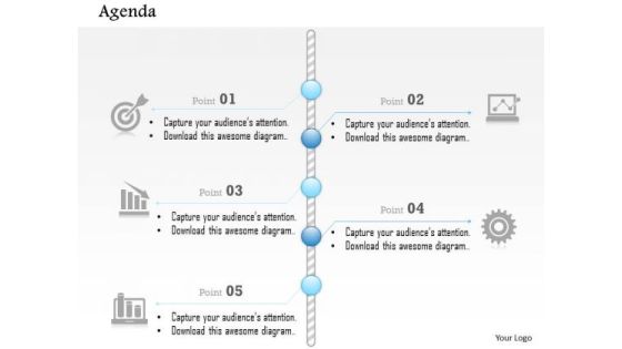 Business Diagram Five Points Icon Vertical Timeline Agenda Presentation Template Business Diagram Five Points Icon Vertical Timeline Agenda Presentation Template