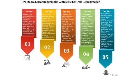 Business Diagram Five Staged Linear Infographics With Icons For Data Representation Ppt Template Business Diagram Five Staged Linear Infographics With Icons For Data Representation Ppt Template