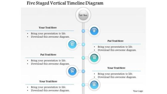 Business Diagram Five Staged Vertical Timeline Diagram Presentation Template Business Diagram Five Staged Vertical Timeline Diagram Presentation Template