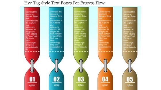 Business Diagram Five Tag Style Text Boxes For Process Flow Presentation Template Business Diagram Five Tag Style Text Boxes For Process Flow Presentation Template