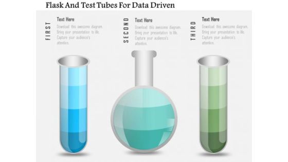 Business Diagram Flask And Test Tubes For Data Driven PowerPoint Slide Business Diagram Flask And Test Tubes For Data Driven PowerPoint Slide