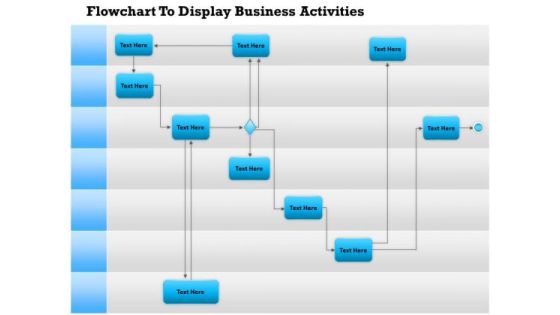 Business Diagram Flowchart To Display Business Activities Presentation Template Business Diagram Flowchart To Display Business Activities Presentation Template
