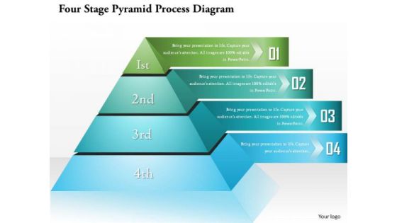 Business Diagram Four Stage Pyramid Process Diagram Presentation Template Business Diagram Four Stage Pyramid Process Diagram Presentation Template