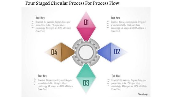 Business Diagram Four Staged Circular Process For Process Flow Presentation Template Business Diagram Four Staged Circular Process For Process Flow Presentation Template