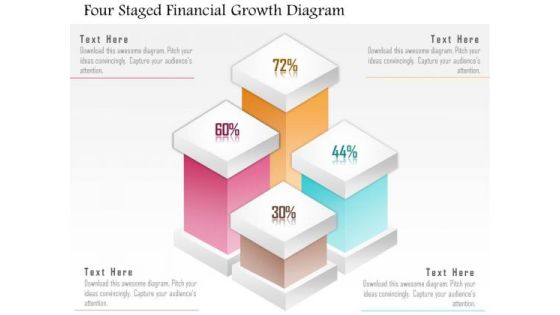 Business Diagram Four Staged Financial Growth Diagram Presentation Template Business Diagram Four Staged Financial Growth Diagram Presentation Template