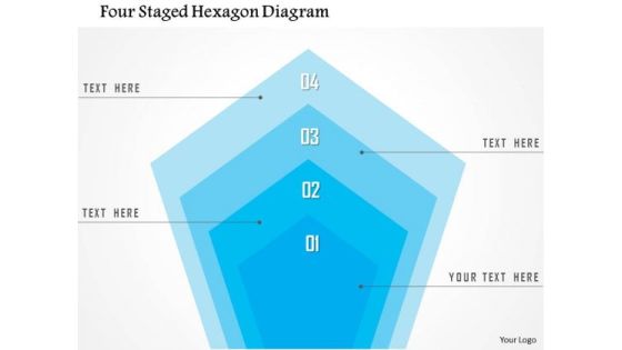Business Diagram Four Staged Hexagon Diagram Presentation Template Business Diagram Four Staged Hexagon Diagram Presentation Template