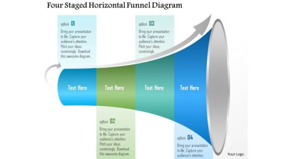 Business Diagram Four Staged Horizontal Funnel Diagram Presentation Template Business Diagram Four Staged Horizontal Funnel Diagram Presentation Template