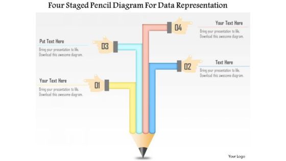 Business Diagram Four Staged Pencil Diagram For Data Representation Presentation Template Business Diagram Four Staged Pencil Diagram For Data Representation Presentation Template
