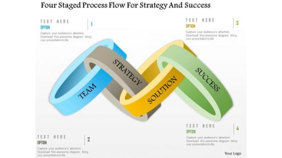 Business Diagram Four Staged Process Flow For Strategy And Success PowerPoint Template Business Diagram Four Staged Process Flow For Strategy And Success PowerPoint Template
