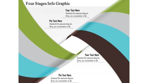 Business Diagram Four Stages Info Graphic Presentation Template Business Diagram Four Stages Info Graphic Presentation Template