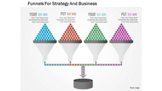 Business Diagram Funnels For Strategy And Business Presentation Template Business Diagram Funnels For Strategy And Business Presentation Template