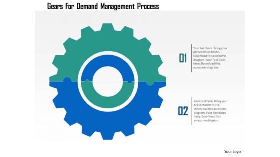 Business Diagram Gears For Demand Management Process Presentation Template Business Diagram Gears For Demand Management Process Presentation Template