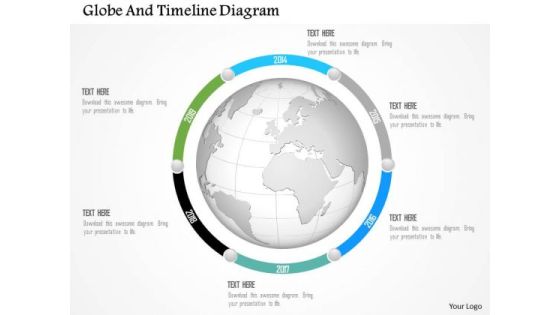 Business Diagram Globe And Timeline Diagram Presentation Template Business Diagram Globe And Timeline Diagram Presentation Template