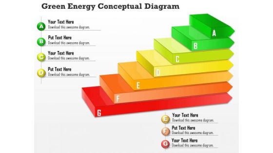 Business Diagram Green Energy Conceptual Diagram PowerPoint Ppt Presentation