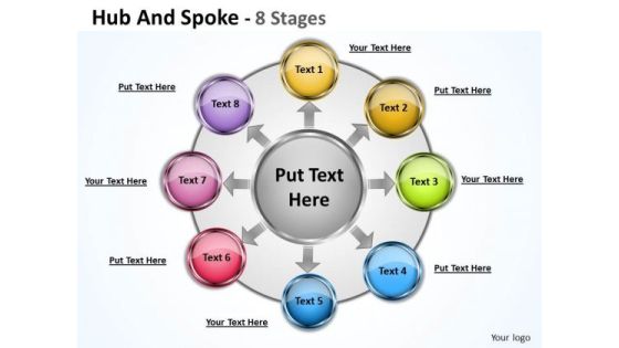Business Diagram Hub And Spoke 8 Stages Business Framework Model Business Diagram Hub And Spoke 8 Stages Business Framework Model