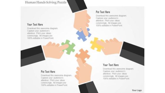 Business Diagram Human Hands Solving Puzzle Presentation Template Business Diagram Human Hands Solving Puzzle Presentation Template