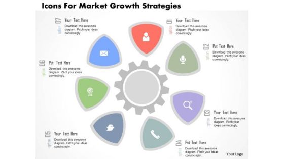 Business Diagram Icons For Market Growth Strategies Presentation Template Business Diagram Icons For Market Growth Strategies Presentation Template