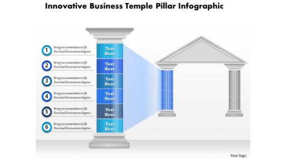 Business Diagram Innovative Business Temple Pillar Infographic Presentation Template Business Diagram Innovative Business Temple Pillar Infographic Presentation Template