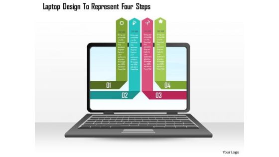 Business Diagram Laptop Design To Represent Four Steps Presentation Template Business Diagram Laptop Design To Represent Four Steps Presentation Template