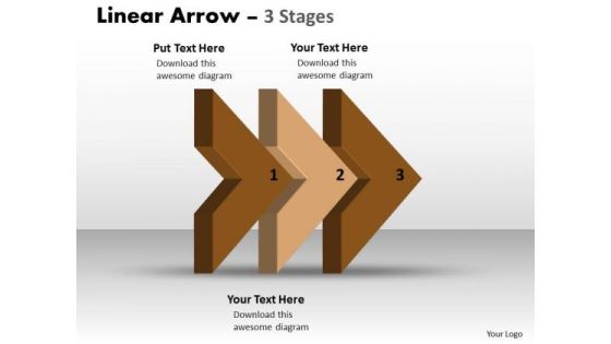 Business Diagram Linear Arrow 3 Stages Strategy Diagram Business Diagram Linear Arrow 3 Stages Strategy Diagram