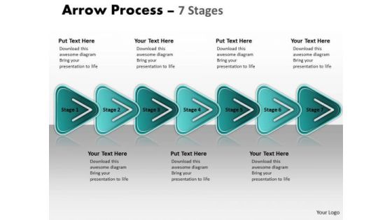 Business Diagram Linear Process 7 Stages Sales Diagram Business Diagram Linear Process 7 Stages Sales Diagram