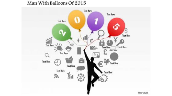 Business Diagram Man With Balloons Of 2015 Presentation Template Business Diagram Man With Balloons Of 2015 Presentation Template