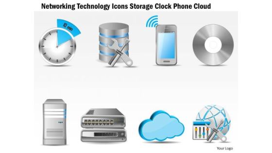 Business Diagram Networking Technology Icons Storage Clock Phone Cloud Ppt Slide Business Diagram Networking Technology Icons Storage Clock Phone Cloud Ppt Slide