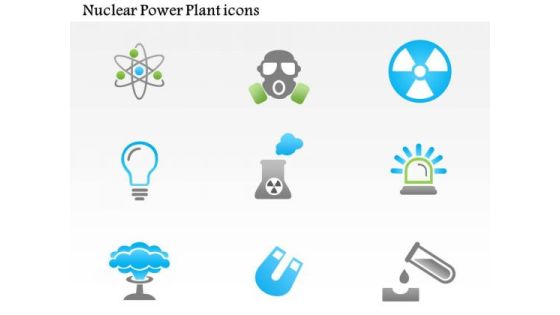 Business Diagram Nuclear Power Plant Icons Mushroom Cloud Atoms Presentation Template Business Diagram Nuclear Power Plant Icons Mushroom Cloud Atoms Presentation Template