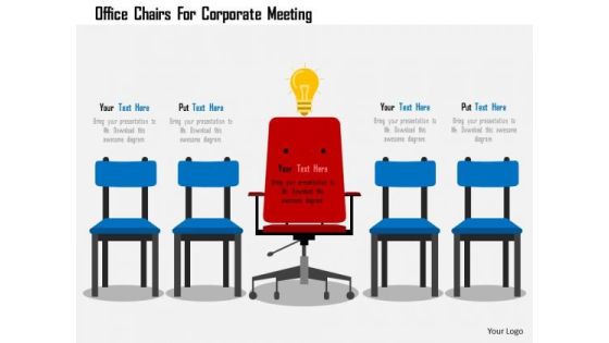 Business Diagram Office Chairs For Corporate Meeting Presentation Template Business Diagram Office Chairs For Corporate Meeting Presentation Template