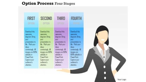Business Diagram Option Process Four Stages Presentation Template Business Diagram Option Process Four Stages Presentation Template