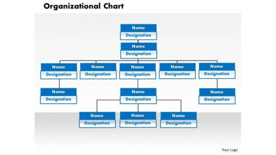 Business Diagram Organizational Chart PowerPoint Ppt Presentation
