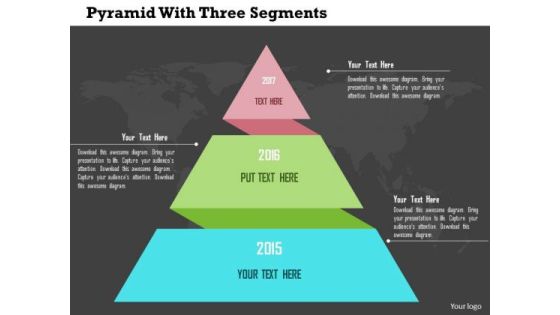 Business Diagram Pyramid With Three Segments Presentation Template Business Diagram Pyramid With Three Segments Presentation Template