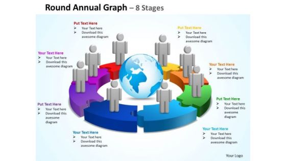 Business Diagram Round Annual Graph 8 Stages Marketing Diagram Business Diagram Round Annual Graph 8 Stages Marketing Diagram